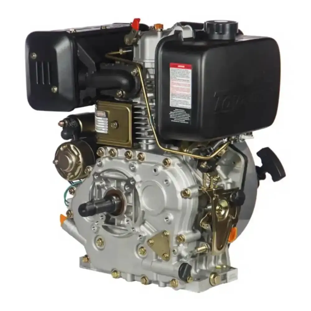 Motor diesel 10.5 HP 4T 418CC partida elétrica TDE110EXP Toyama — fotografia 4