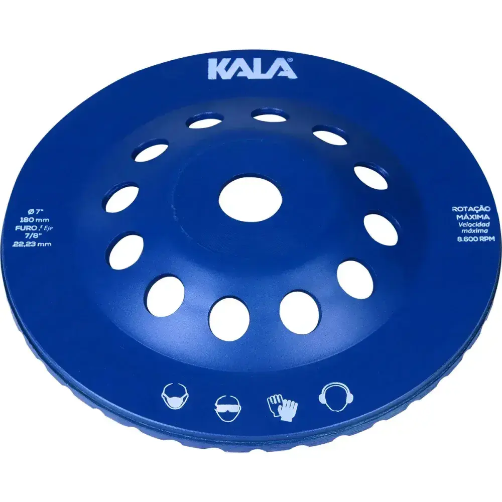 Rebolo diamantado turbo 180X22,23MM Kala — fotografia 9