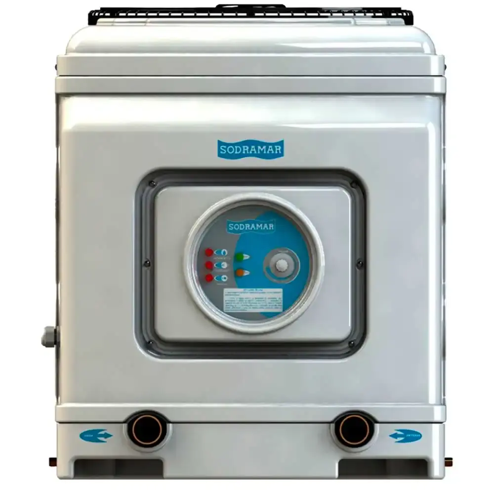 Aquecedor Trocador Calor SD-130 Titânio 220V Trifásico e Comando Digital Piscinas até 122.000L SODRAMAR — fotografia 4