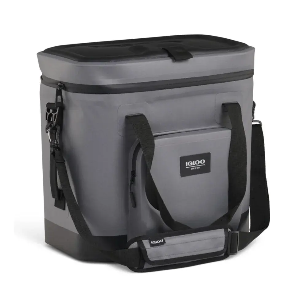 Mochila térmica trailmate cinza para aprox 30 latas da Igloo — fotografia 3