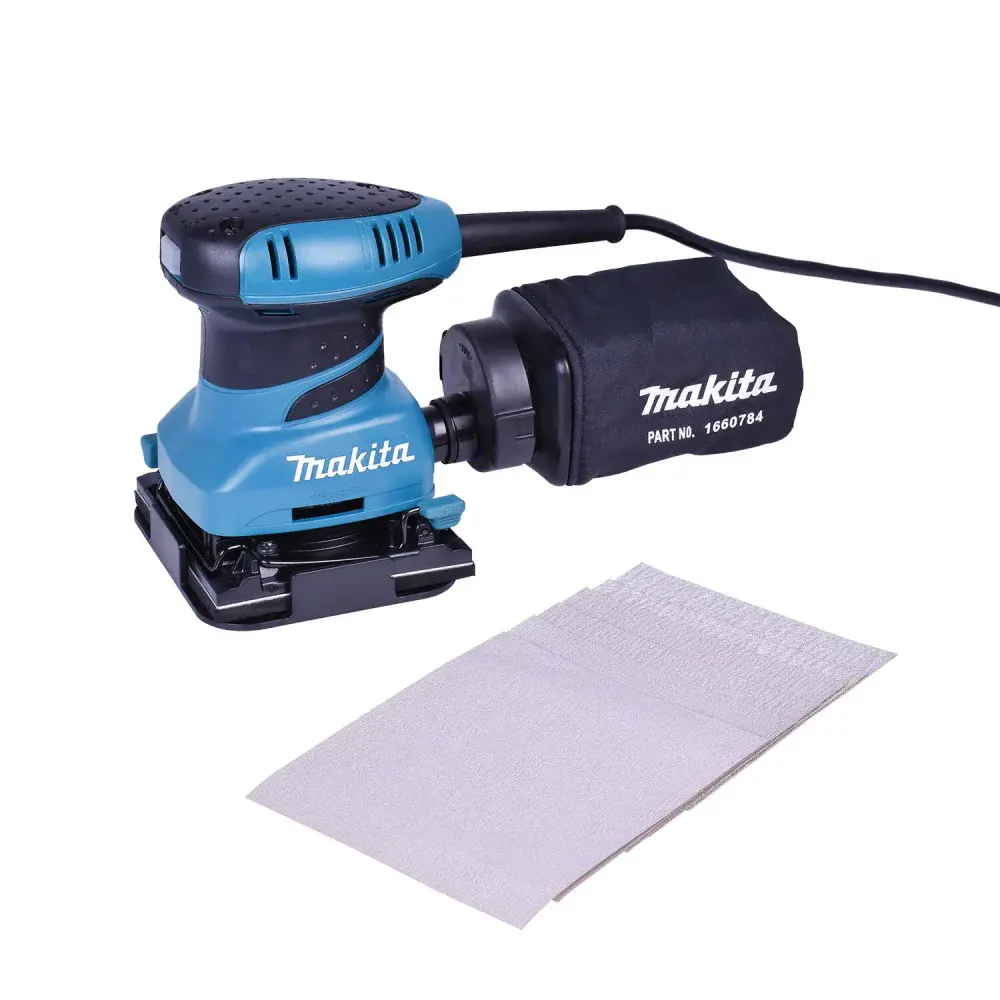Lixadeira orbital modelo de 200W com 127V da Makita