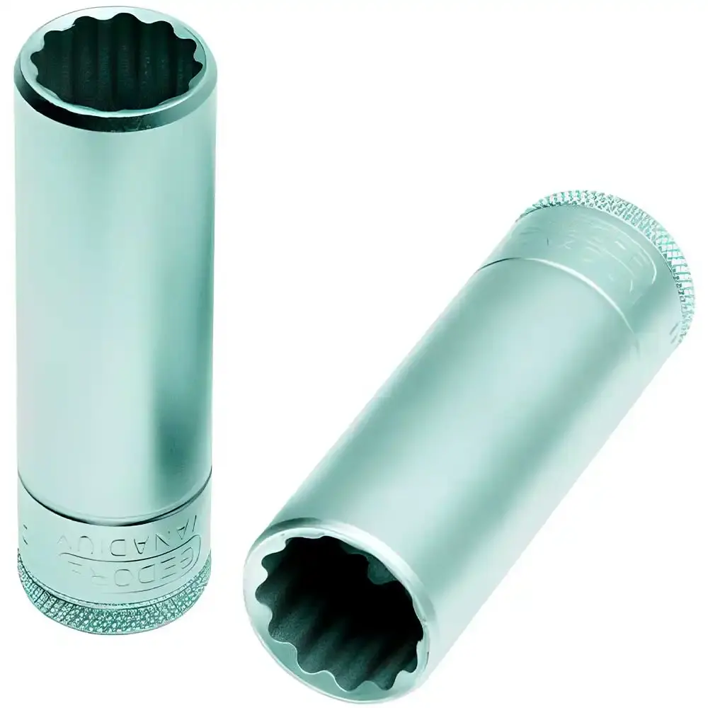 Soquete 1/2 Pol x 9/16 Pol Longo Estriado D19L 015754 GEDORE — fotografia de referência