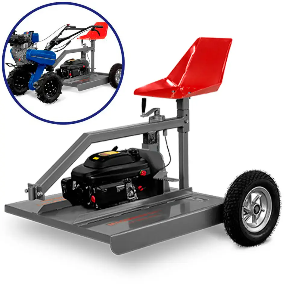 Aparador de Grama Traseiro para Motocultivador TT90R-XP e TT90-XP-U AGT-700M c/ Motor MÁQUINA FORT