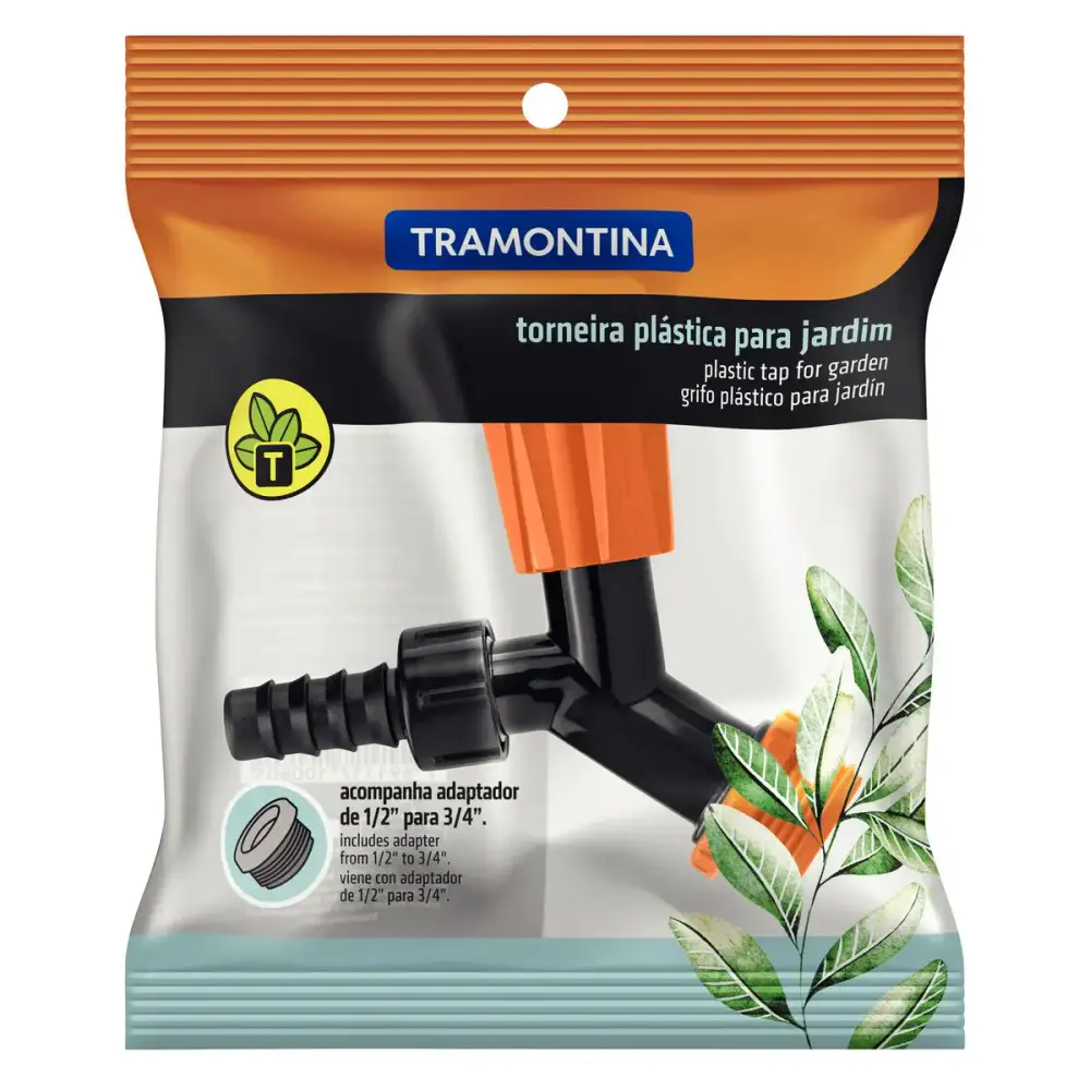 Torneira plástica para jardim com redução 78440504 Tramontina — fotografia 5