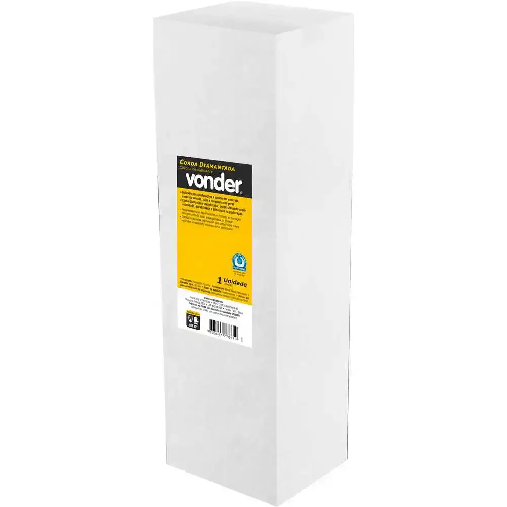 Coroa Diamantada 108mm x 450mm VONDER — fotografia 3