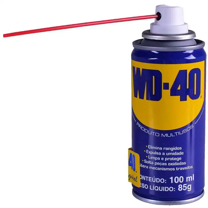 Lubrificante e desengripante aerosol 100 ML spray Wd-40 — fotografia 3