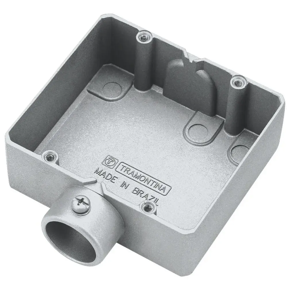 Condulete duplo tipo ed sem tampa e rosca 3/4 Tramontina