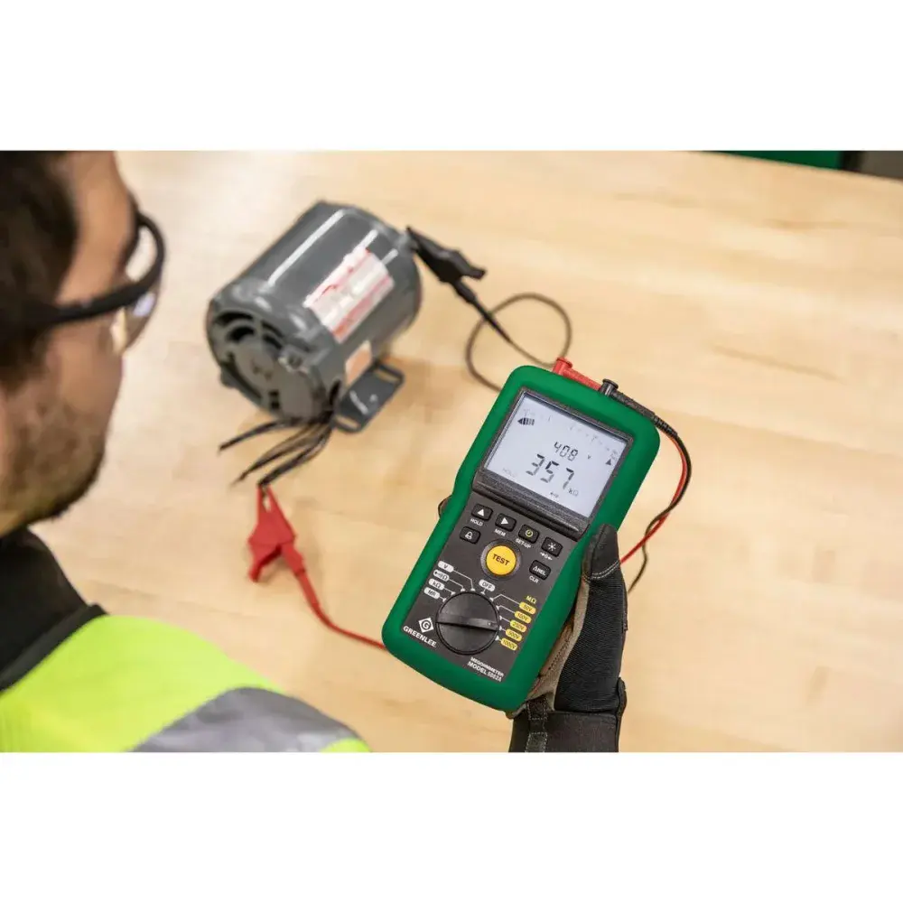 Megômetro digital portátil 1KV cat iv 600V Greenlee — fotografia 10