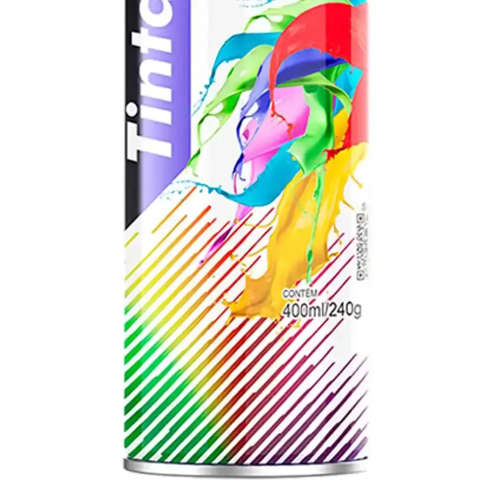 Tinta spray 400ML branco AE01000101 mundial prime — fotografia 4