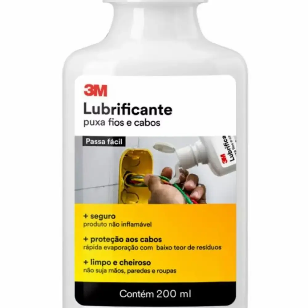Lubrificante para Puxamento de Fios e Cabos 200 ml 3M — fotografia 5