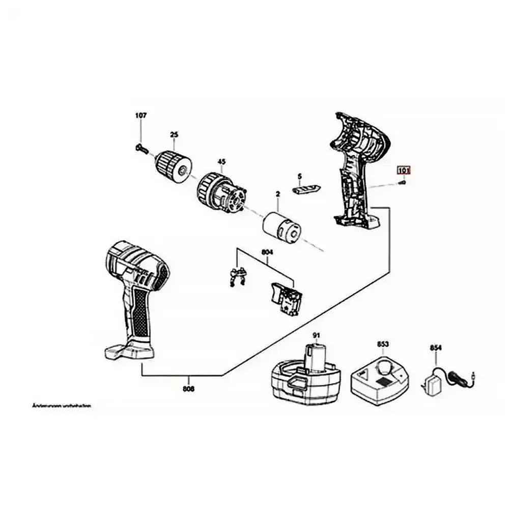 Fonte de carregador para parafusadeira 2212 9.6V - 12V F000624046 Skil — fotografia 5