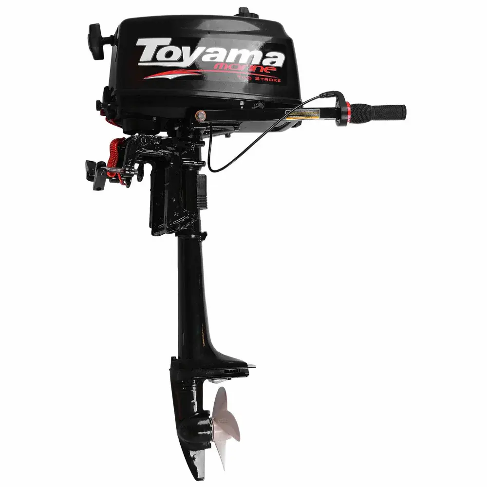 Motor de popa de barco à gasolina 2.6HP TM2.6TS Toyama — fotografia 9