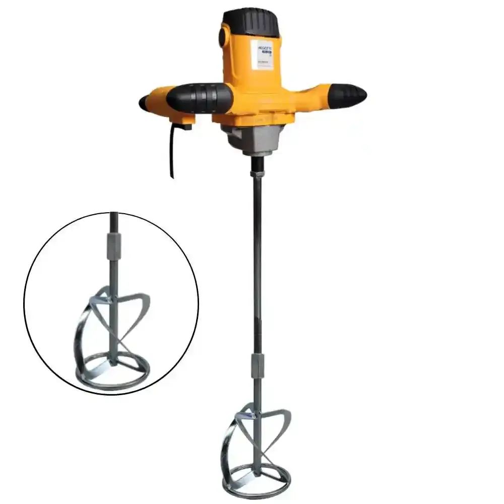 Misturador de argamassa e tinta 1200W MEL1200 Menegotti 110 V — fotografia 4