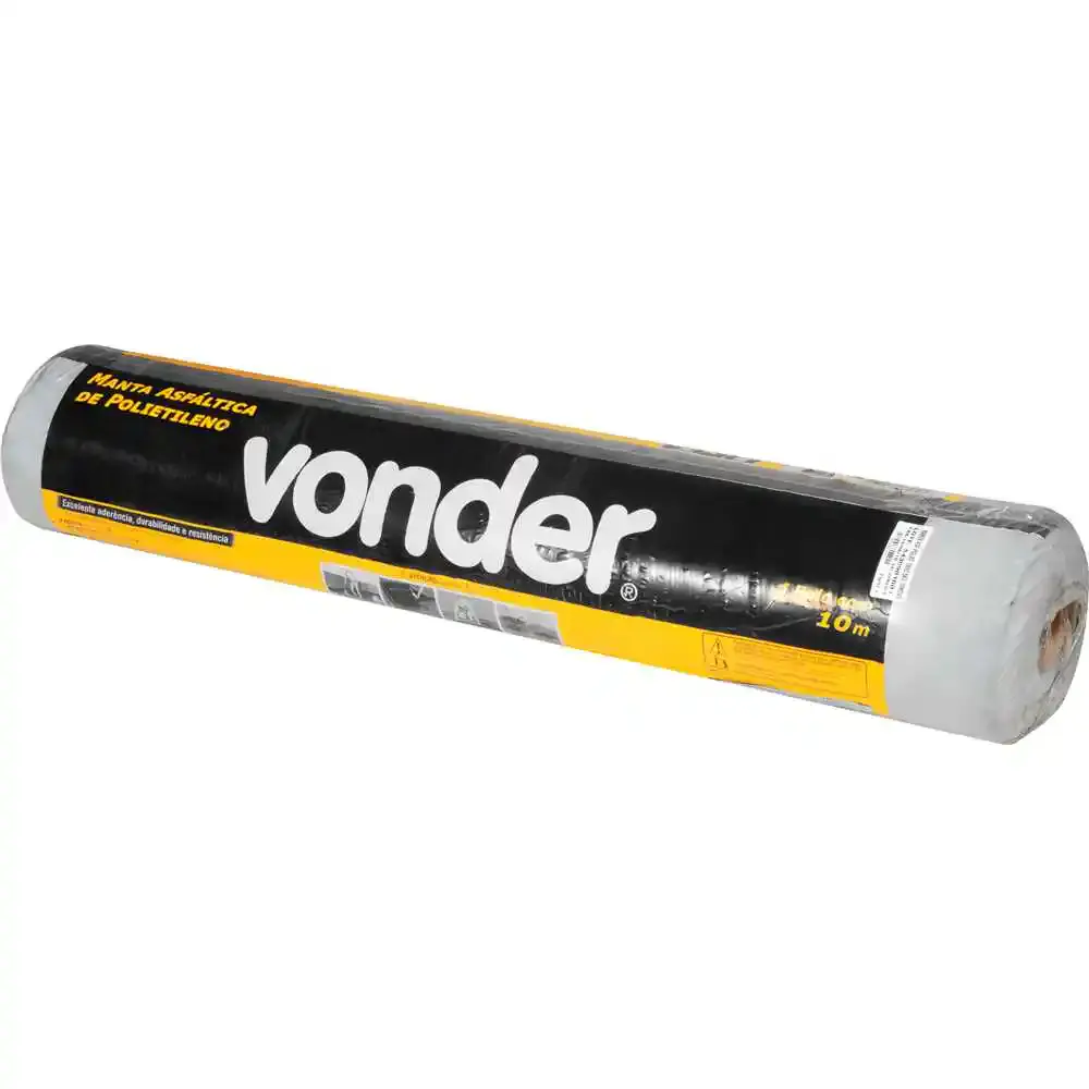 Manta Asfáltica de Polietileno 2.5mm x 1 Metro por 10 Metros VONDER Vonder Cross — fotografia 2
