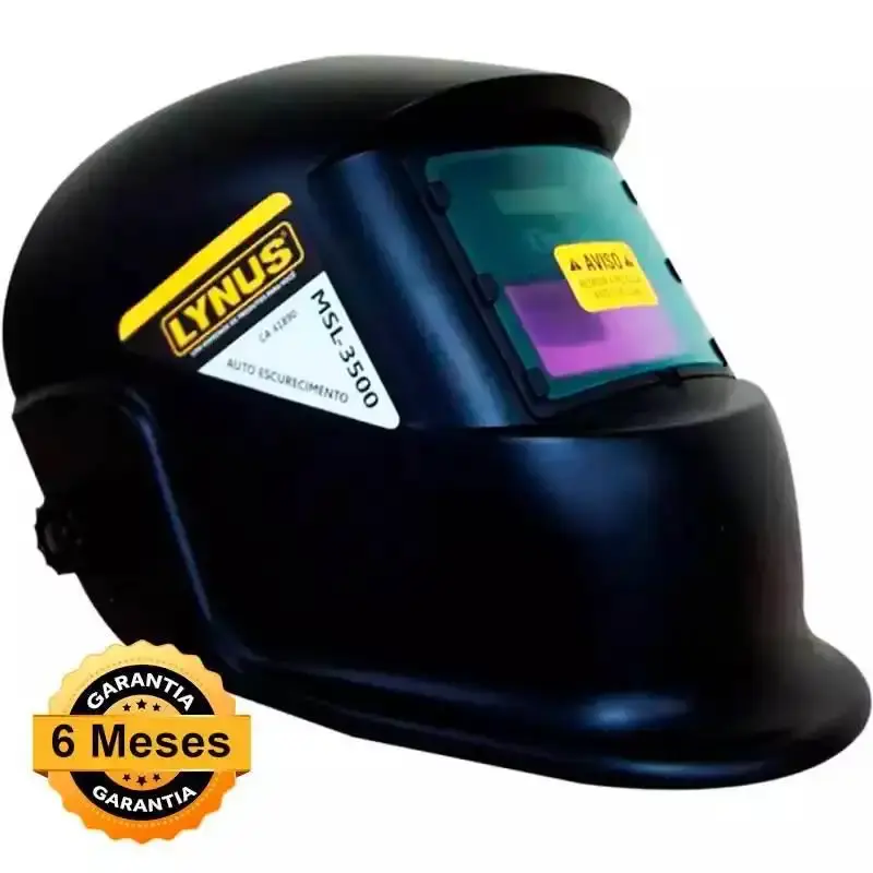 Máscara solda automática 3 à 11 DIN MSL-3500 + óculos de solda automático OSL-3/11 Lynus — fotografia 2