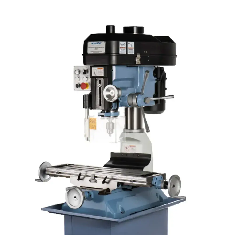 Fresadora e furadeira de bancada MR-201 220V 750W Manrod — fotografia 4
