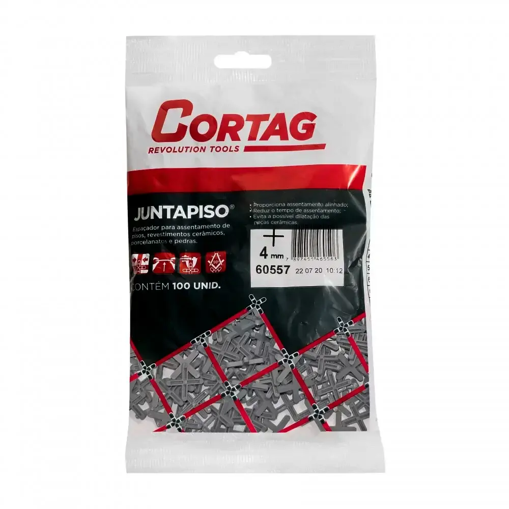 Espaçador Junta Piso 4.0 mm kit 100 peças 60557 CORTAG — fotografia 5