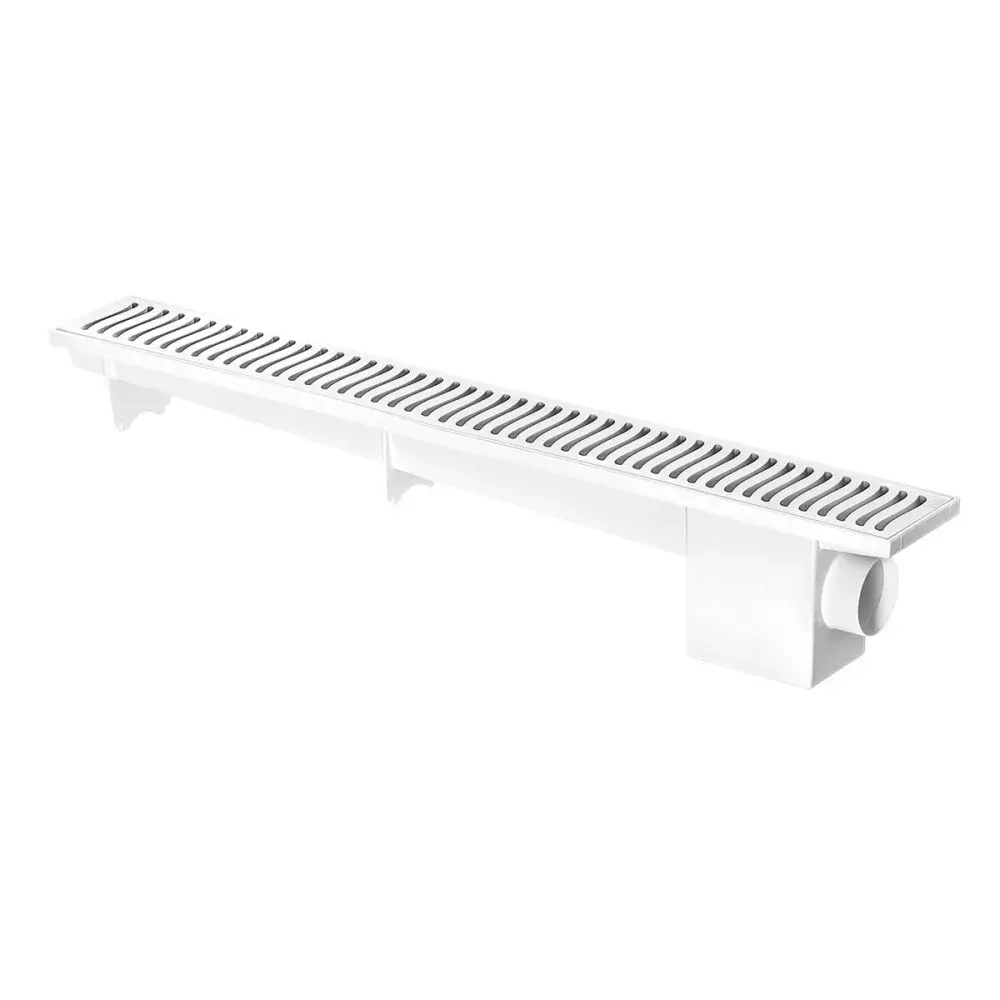 Ralo linear sifonado 50CM branca Herc