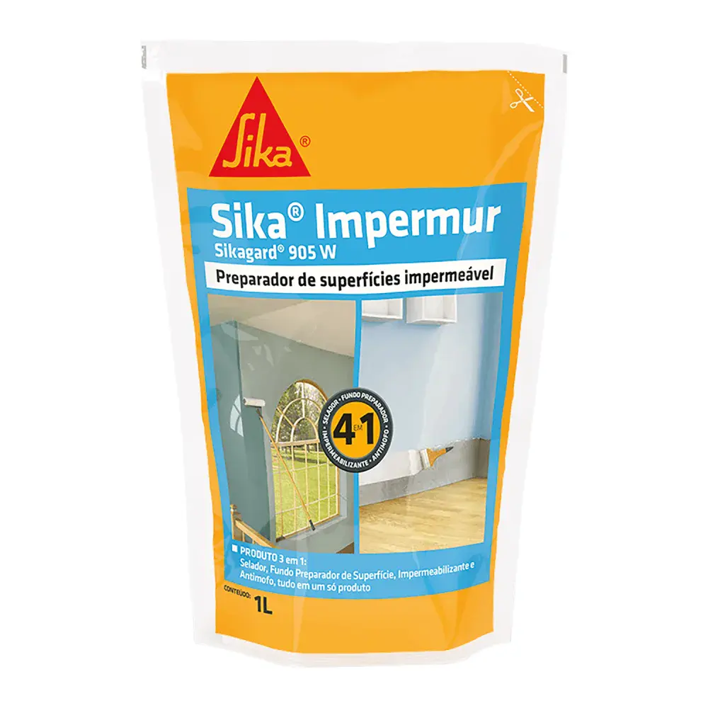 Impermur impermeabilizante 905W 1L da Sika