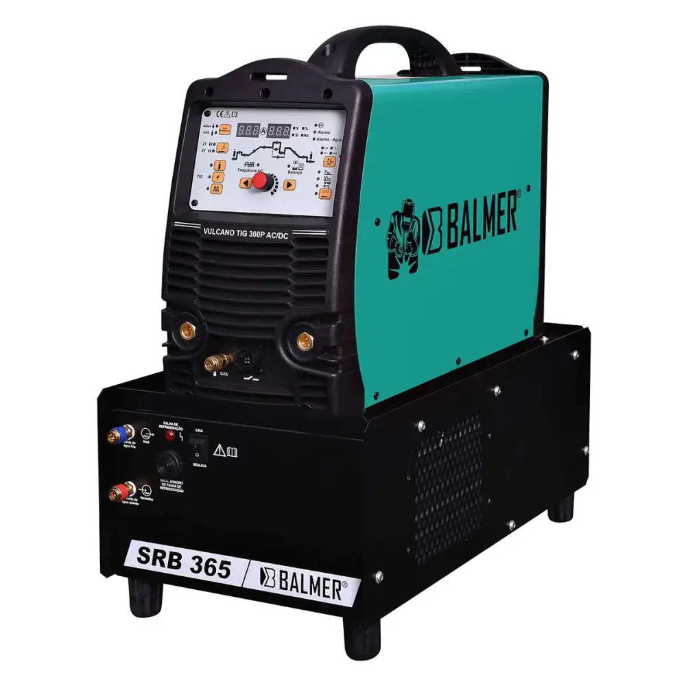 Máquina de solda vulcano tig 300P ac-dc 220V Balmer — fotografia 5