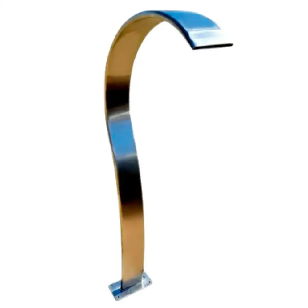Cascata Slim para Piscina 70 x 7.5 CM Aço Inox EVALD — fotografia 4