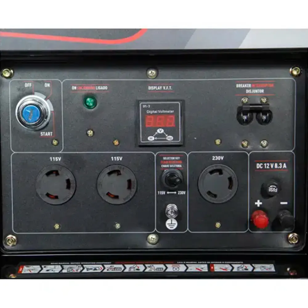 Gerador diesel 5,5 KVA elétrico monofásico 251-045 Toyama Bivolt — fotografia 5