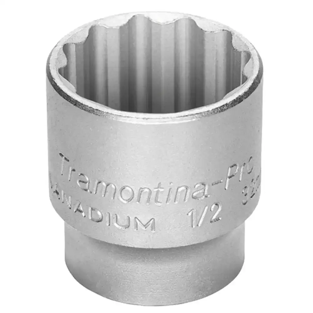 Soquete estriado em aço cromo vanádio 32 mm - encaixe 1/2 Tramontina 44833132 — fotografia 3