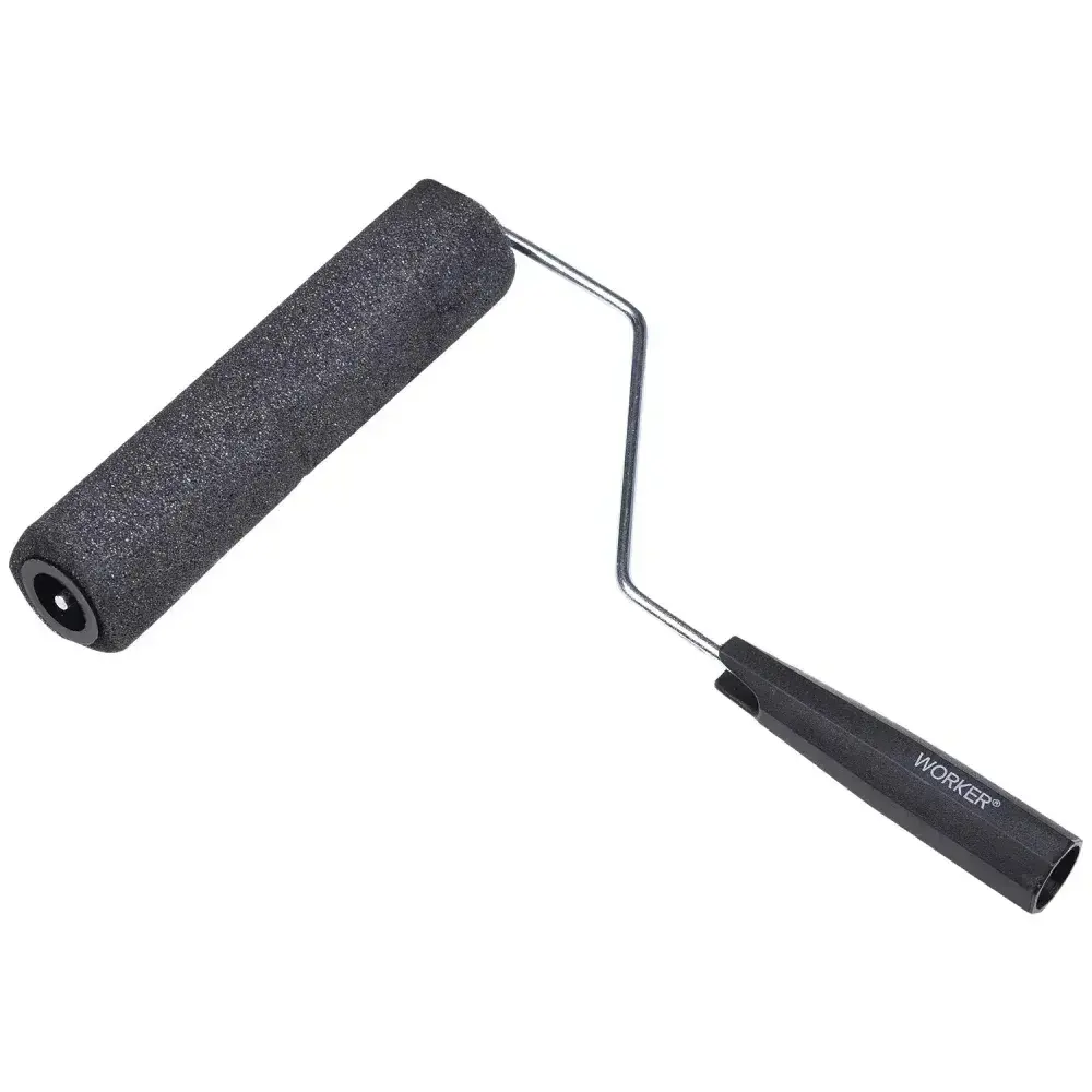 Rolo de pintura em espuma poliéster 15CM com suporte Worker — fotografia 3
