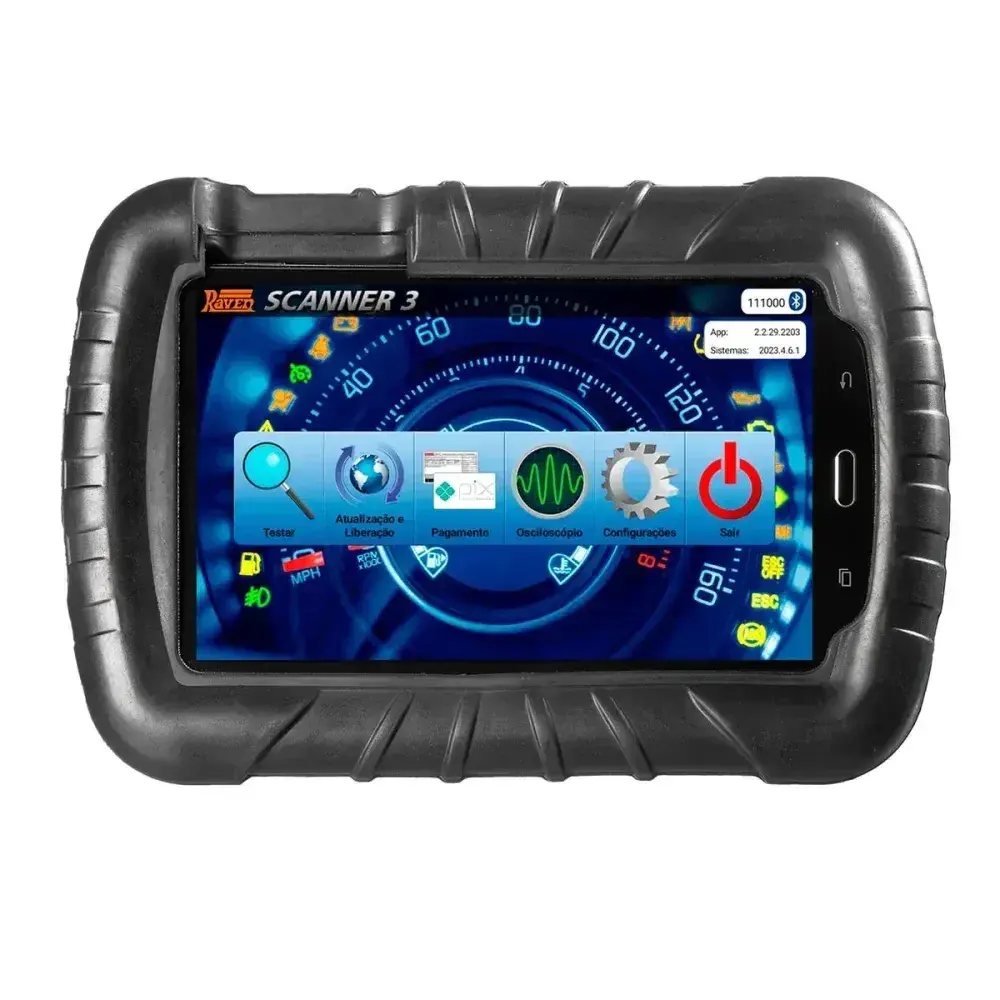 Scanner 3 scope pro diagnostico de injeção eletrônica e kit diesel leve Raven — fotografia 11