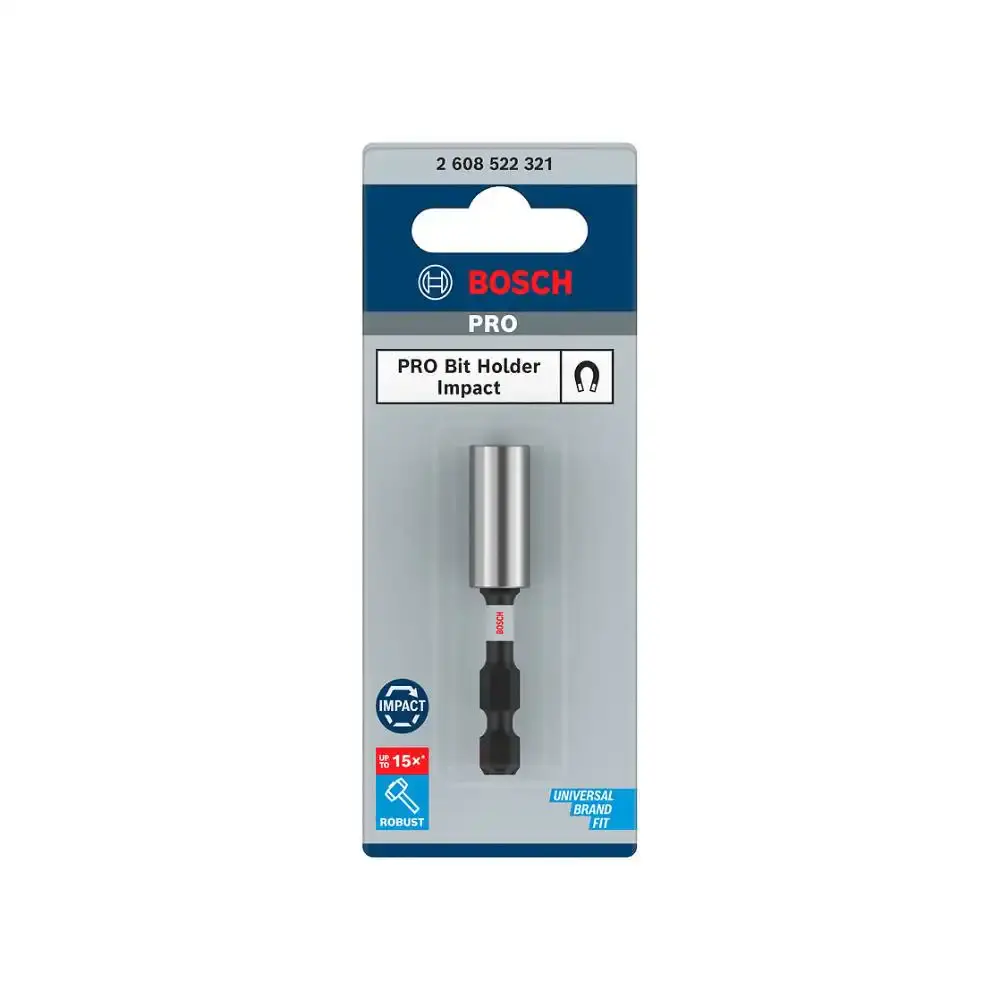 Soquete PRO HEX impact magnético 1/4 POL 60MM Bosch — fotografia 3