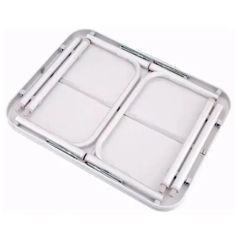 Mesa Dobrável de Alumínio Tampo de MDF 90 x 60 CM Vira Maleta PALISAD — fotografia 5