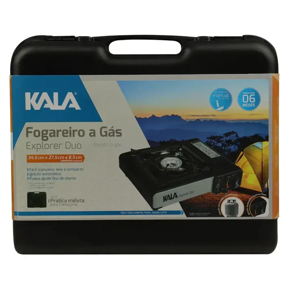 Fogareiro explorer duo a gás para camping Kala — fotografia 12