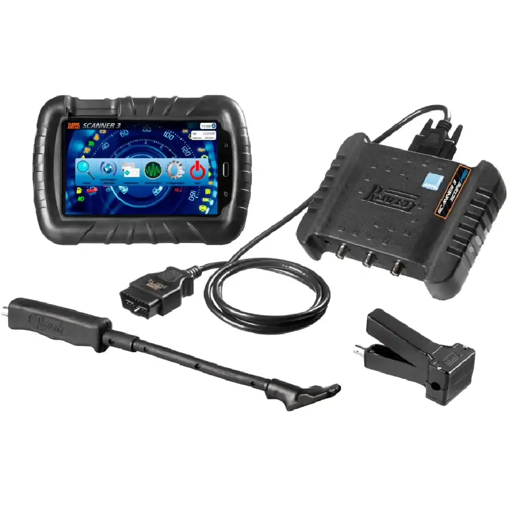 Scanner 3 scope osciloscópio com tablet kit diesel Raven — fotografia 2