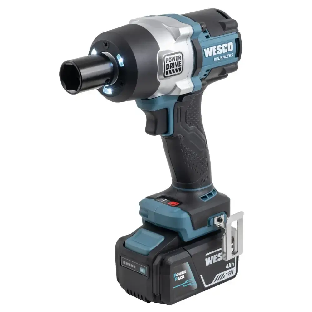 Chave de impacto brushless 1/2POL 700NM 18V WS2392K2 Wesco — fotografia 3