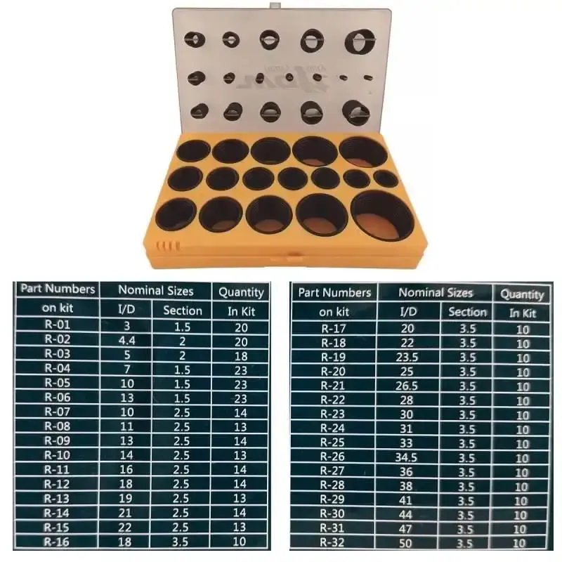Kit de anéis o-ring com 419 peças 6296 Waft — fotografia 3