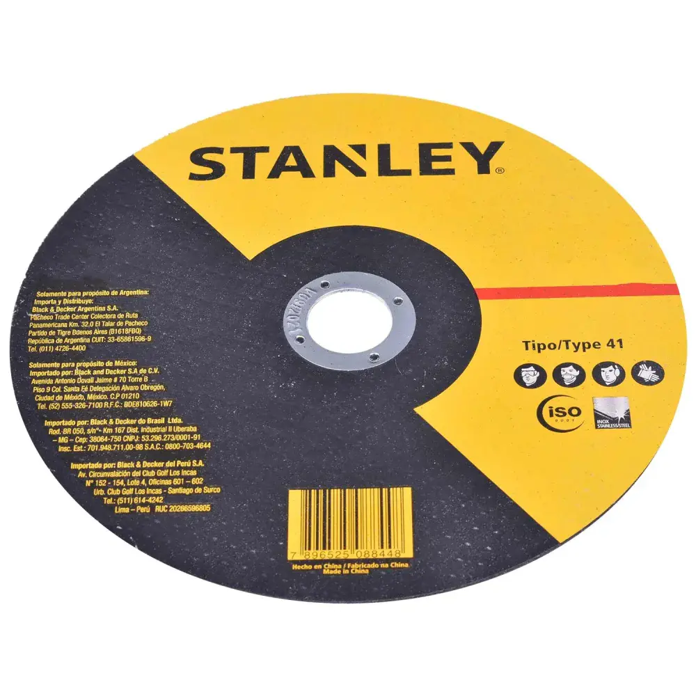 Disco de corte fino para metais 4.1/2MM STA8061 Stanley — fotografia 8