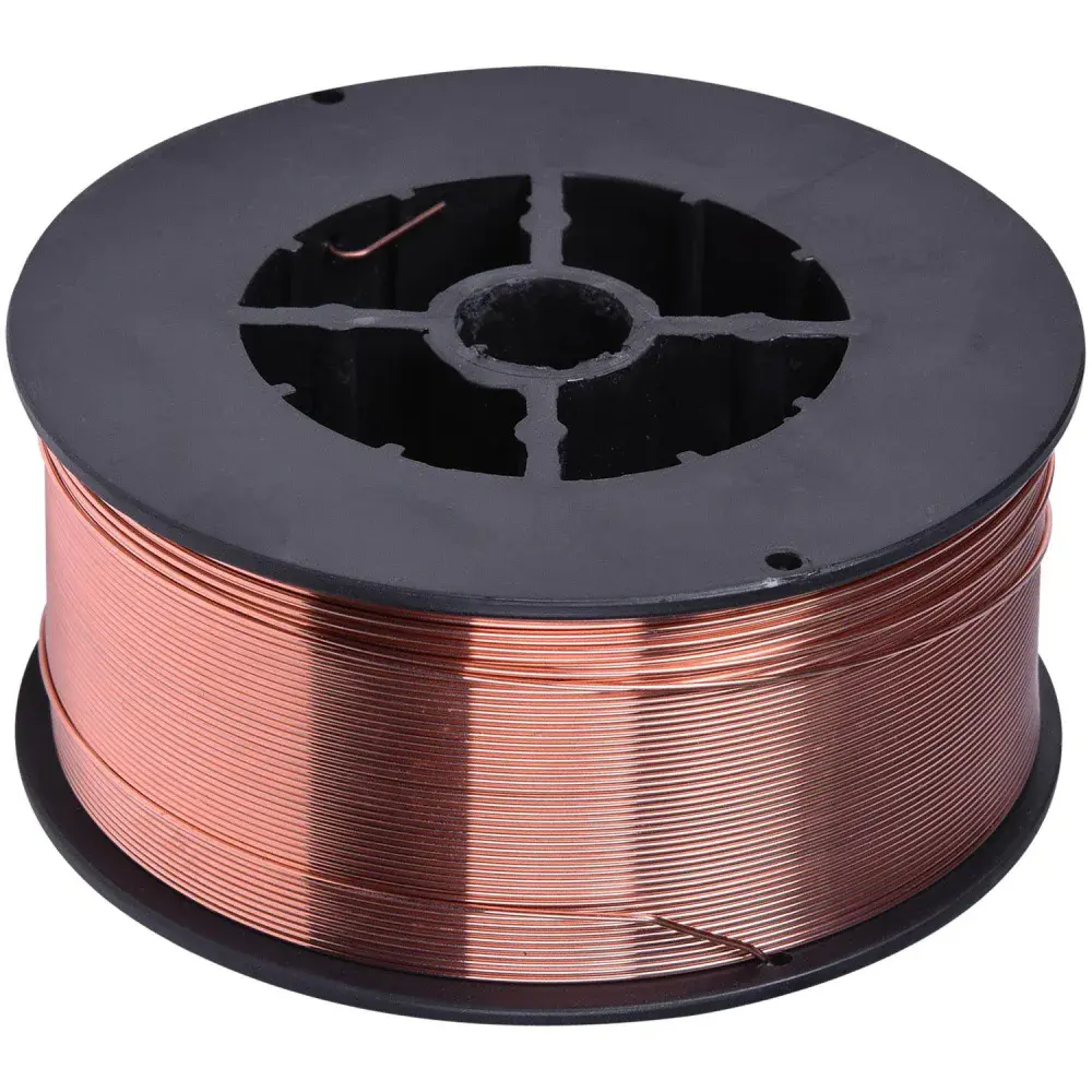 Arame de solda mig 0,8MM 1KG usado com gás Worker — fotografia 3