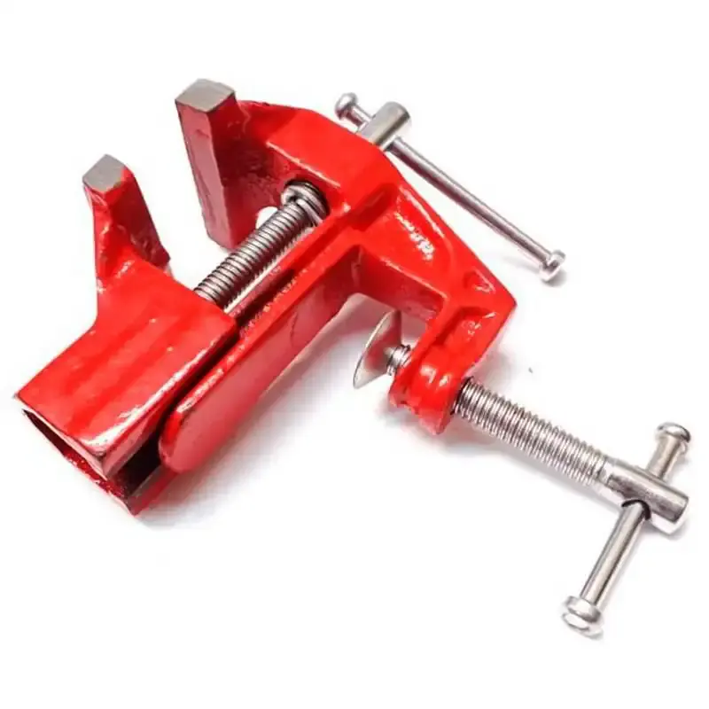 Morsa mini torno de mesa 2.1/2 POL com base fixa 2WA Eda — fotografia 3
