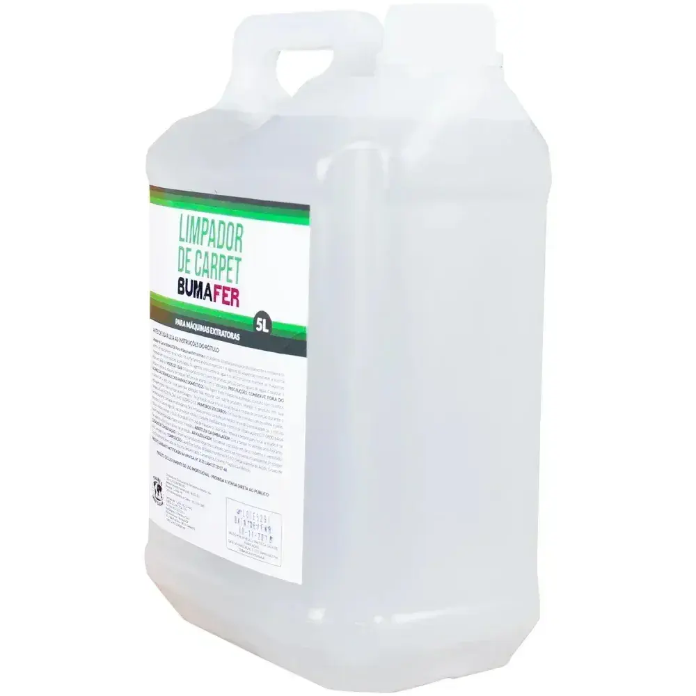 Detergente para extratora carpet 5 litros Bumafer — fotografia 7
