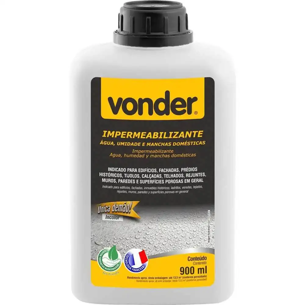 Impermeabilizante contra água. umidade e manchas naturais 900 ML Vonder — fotografia de referência
