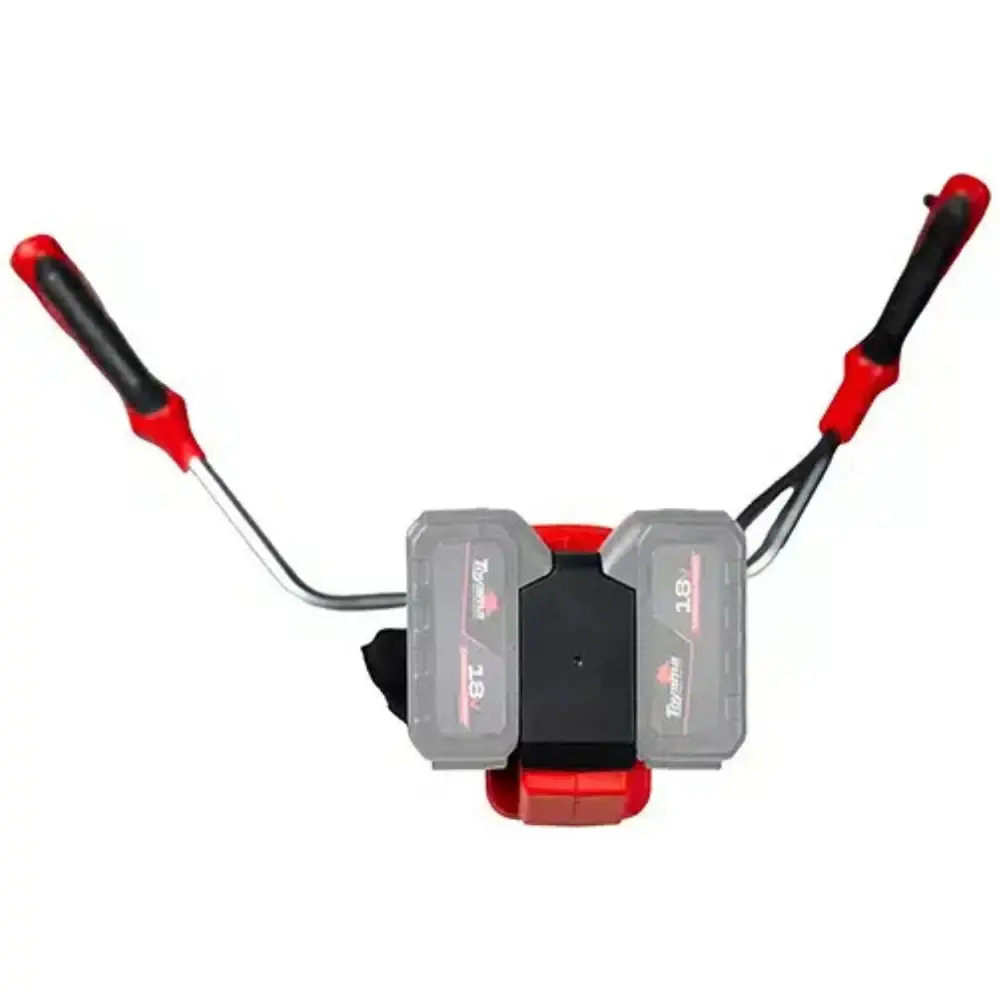 Roçadeira lateral a bateria 18V+18V 2,0AH 30CM sem carregador e bateria Toyama — fotografia 3