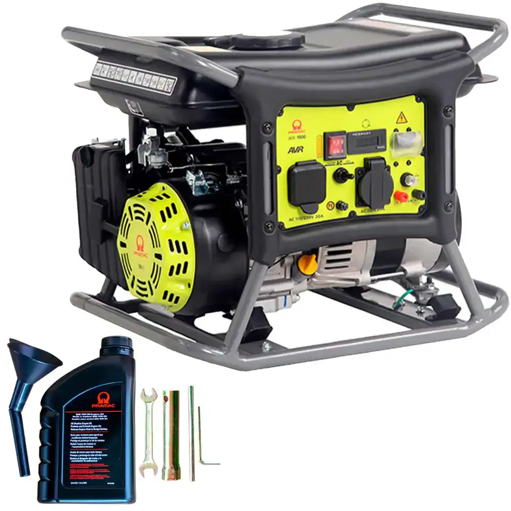 Gerador gasolina 1.5KVA digital com avr 4T WX1500 mono bivolt PR122MXI003I Pramac