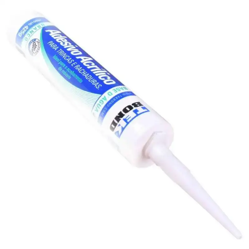 Adesivo selador de trincas veda trinca tubo 425 GR 280 ML branco Tekbond — fotografia 3