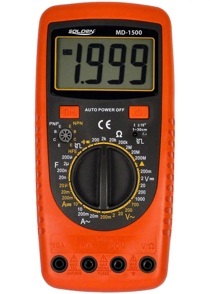 Multímetro digital MD-1500 cati 1000V Solden