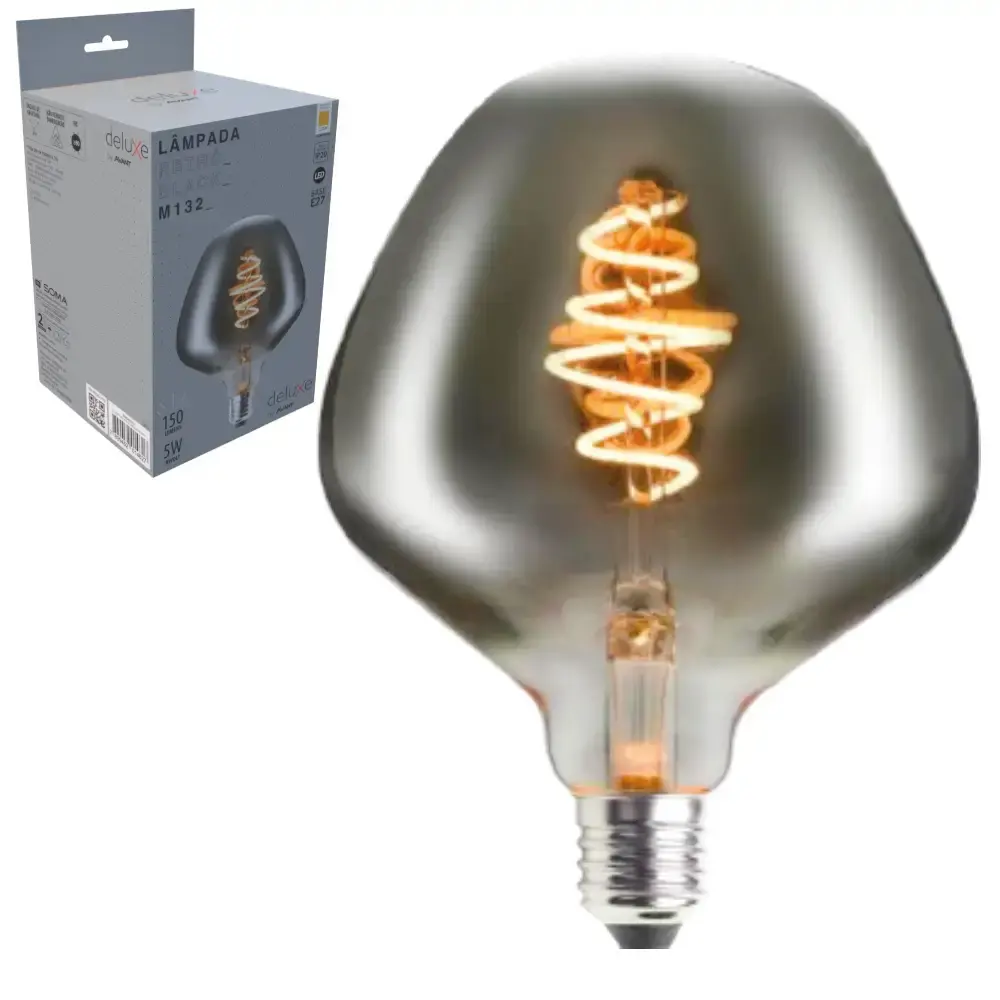 Lâmpada led retro 5W black M132 2200K Avant