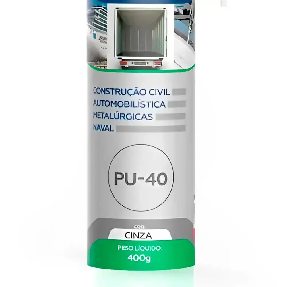 Selante PU tipo sikaflex 310 ML cinza Amazonas — fotografia 3