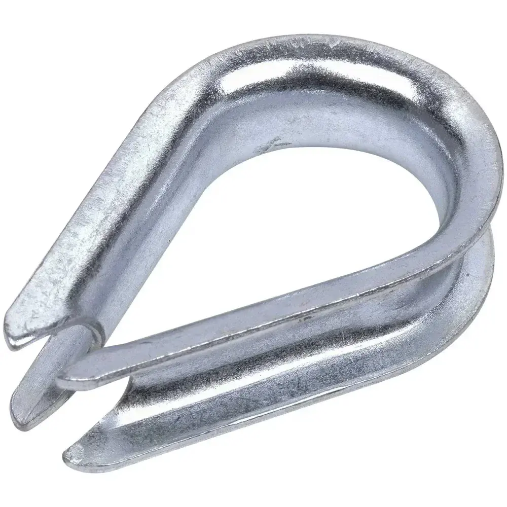 Sapatilha galvanizada para cabo de aço 1/2 10 peç Acerosid — fotografia 3