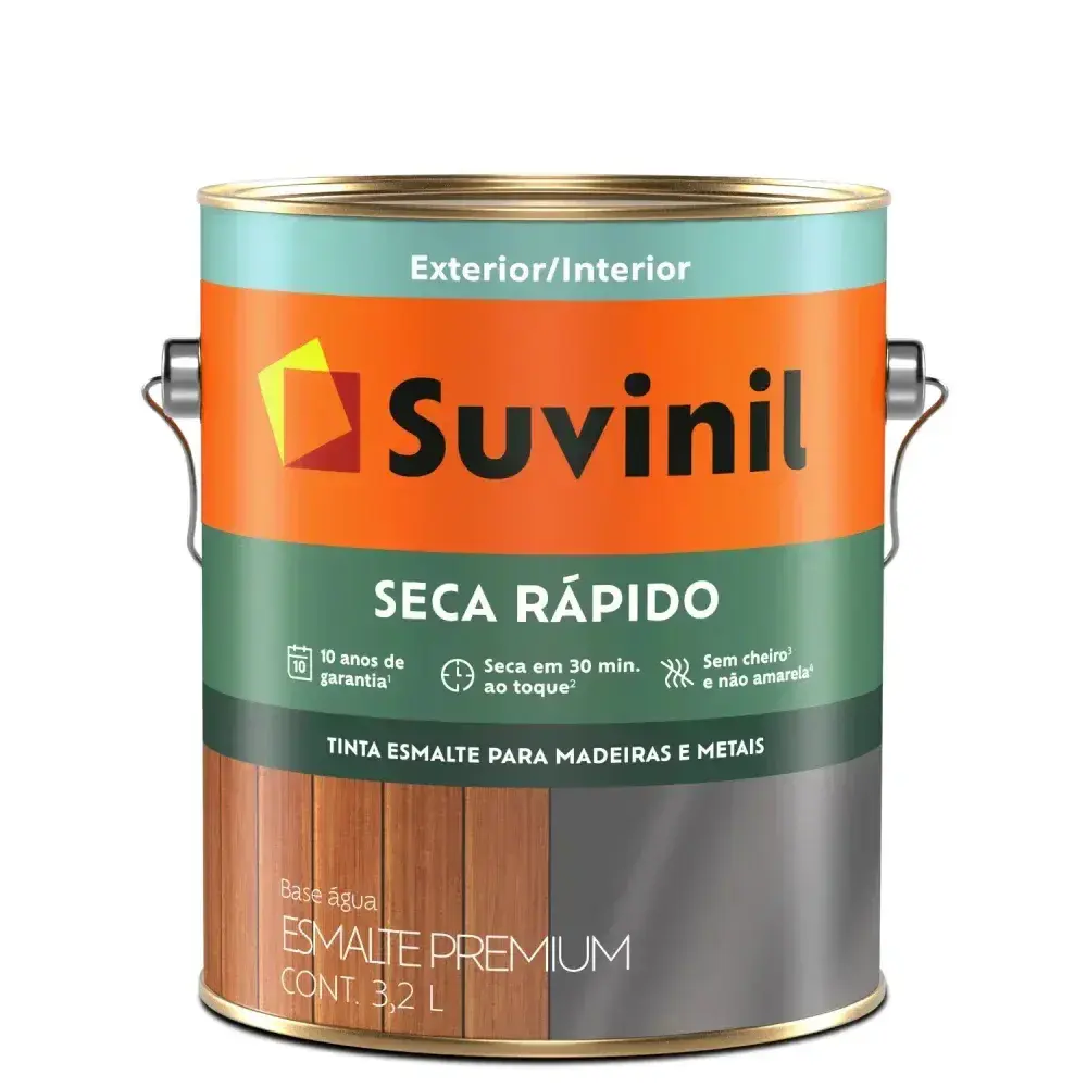 Esmalte seca rápido base brilho B2 3,2L suvinil Suvinil Selfcolor — fotografia 2