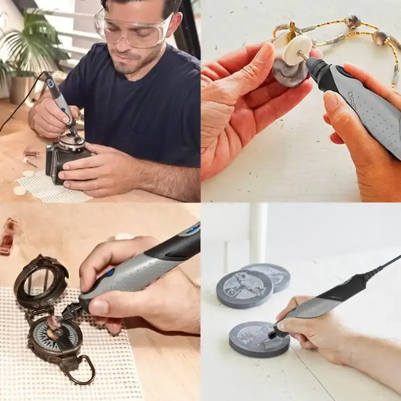 Micro retífica elétrica stylo+ bivolt com 11 acessórios 2050-11 Dremel — fotografia 5