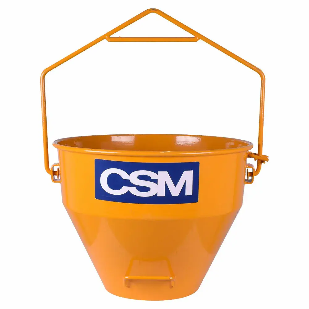 Caçamba para guinchos amarela com tripé 50L CSM